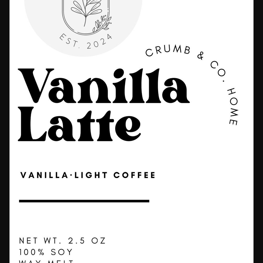 Crumb & Co. Home Vanilla Latte Wax Melt
